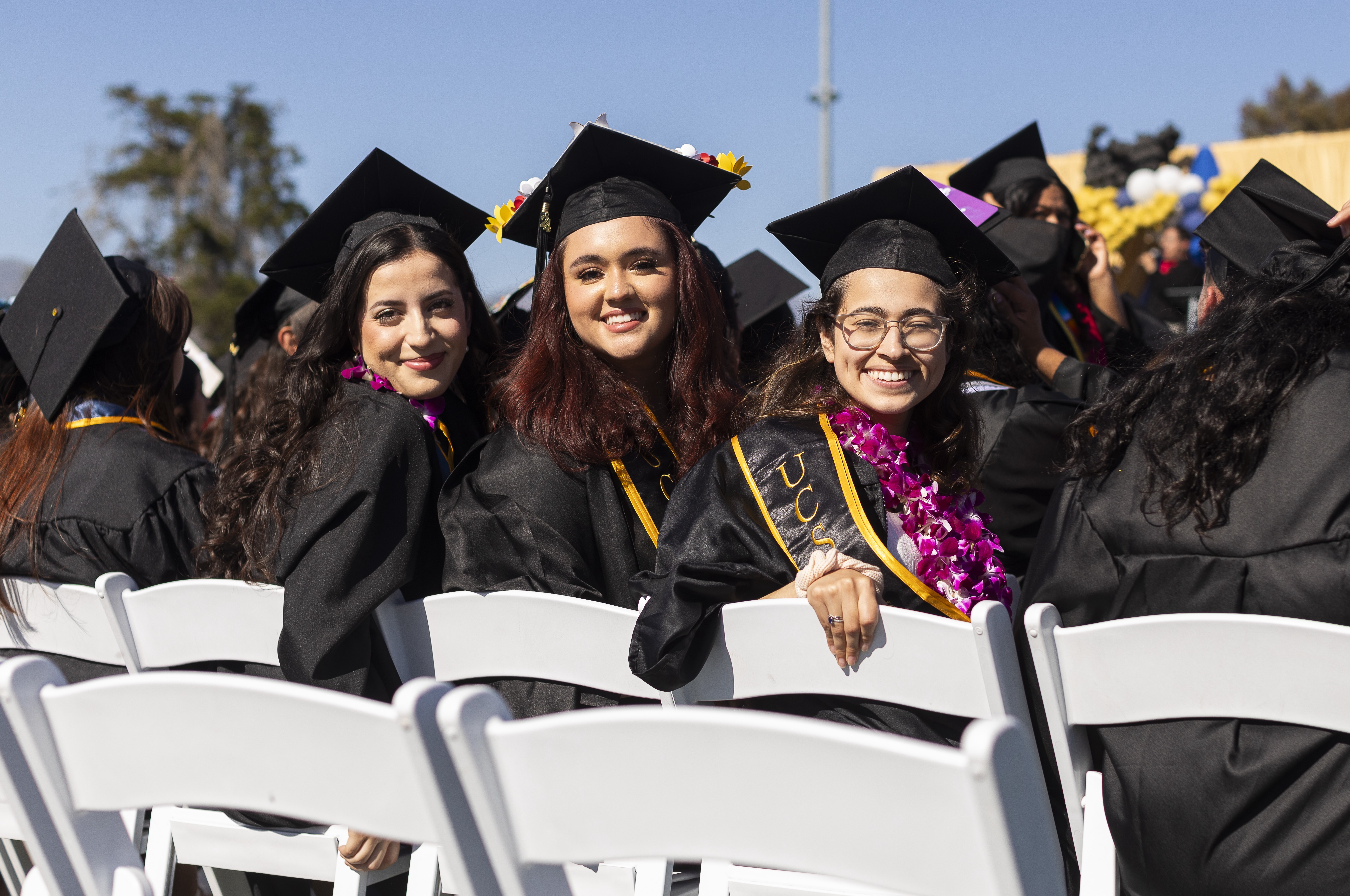 ucsb students at commencement